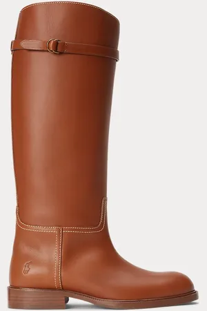 Ralph Lauren Hoge kalfsleren rijlaars