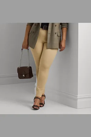 Ralph Lauren Plus Size - Skinny stretchkatoenen broek