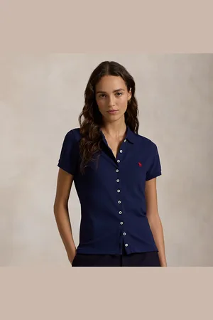 Ralph Lauren Polo-shirt met knoopsluiting