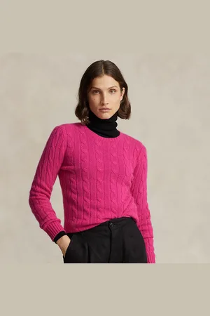 Ralph Lauren Kabelgebreide kasjmier trui