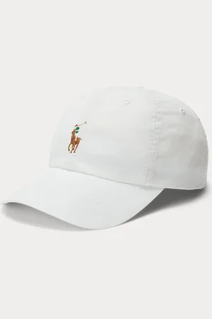 Ralph Lauren Katoenen keperstof baseballpet met Pony