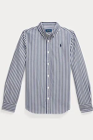 Ralph Lauren Poplin overhemd met Bengaalse strepen