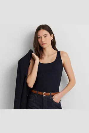 Ralph Lauren Stretchkatoenen tanktop