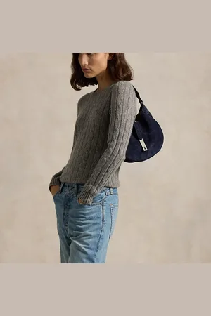 Ralph Lauren Kleine suède Polo ID Shoulder tas