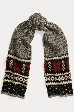 Ralph Lauren Sjaal van wolmix met sneeuwvlokmotief