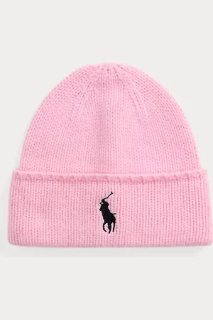 Ralph Lauren Beanie van merinowol met Pony