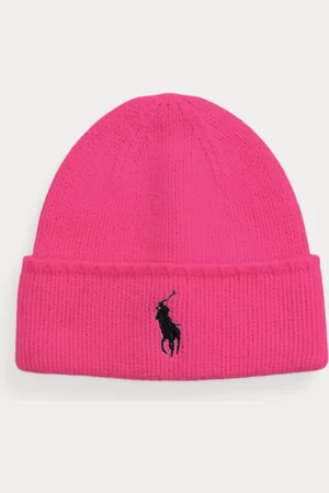 Ralph Lauren Beanie van merinowol met Pony