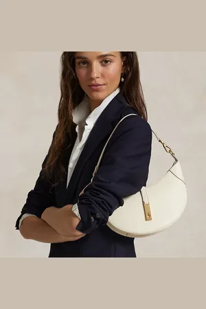 Ralph Lauren Leren Mini Polo ID Shoulder tas
