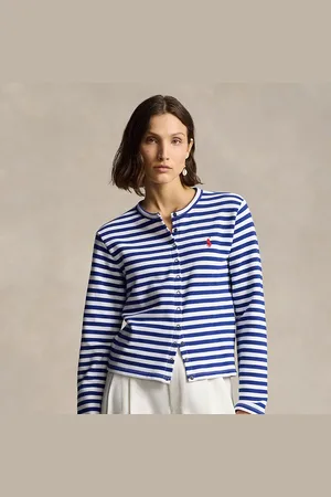 Ralph Lauren Gestreept French terry vest