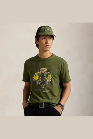 Ralph Lauren Classic fit jersey T-shirt met Polo Bear