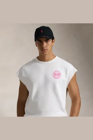 Ralph Lauren Mouwloos Pink Pony sweatshirt