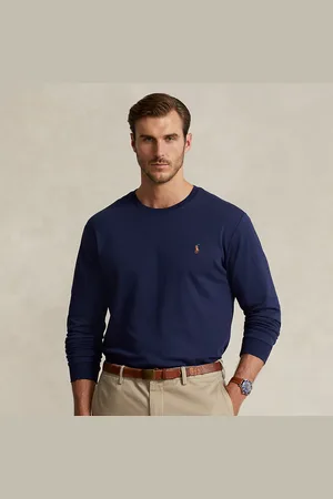 Ralph Lauren Grotere Maten - Soft Cotton T-shirt met lange mouwen