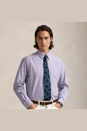 Ralph Lauren Classic fit geruit poplin overhemd