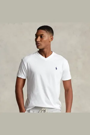 Ralph Lauren Classic fit jersey T-shirt met V-hals