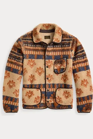 Ralph Lauren Hoogpolig fleece jack van wolmix