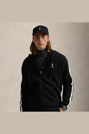 Ralph Lauren Double-knit hoodie met volledige rits