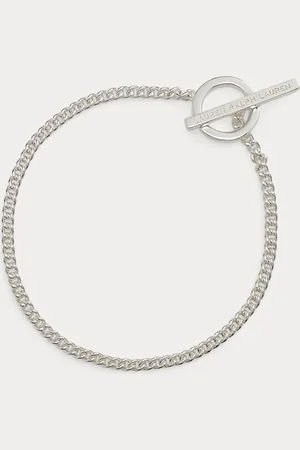 Ralph Lauren Sterling zilveren flexarmband met logo
