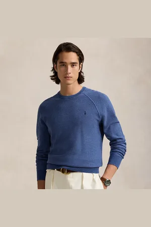 Ralph Lauren Katoenen trui met ronde hals en textuur