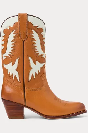 Ralph Lauren Leren cowboylaars