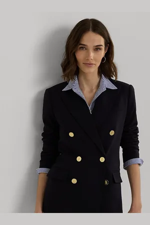 Ralph Lauren Double-breasted wollen crêpe blazer