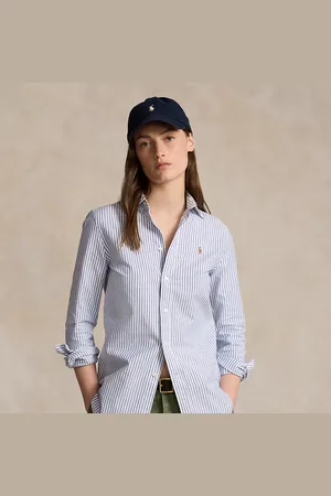 Ralph Lauren Slim fit gestreept Oxford overhemd