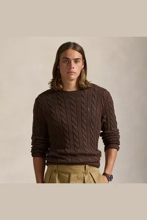 Ralph Lauren Kabelgebreide katoenen trui