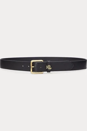 Ralph Lauren Leren riem met logo-houder