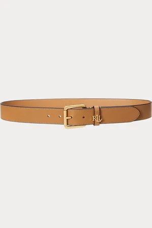 Ralph Lauren Leren riem met logo-houder