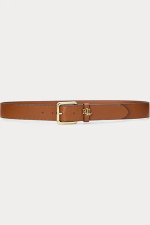 Ralph Lauren Leren riem met logo-houder