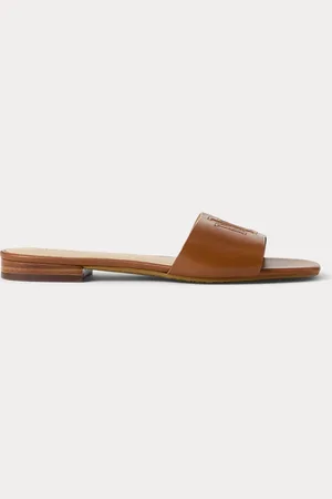 Ralph Lauren Everley kalfsleren slipper