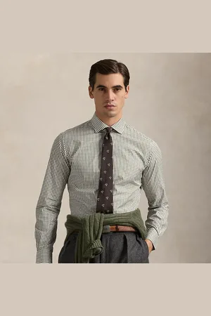 Ralph Lauren Custom fit tattersall poplin overhemd