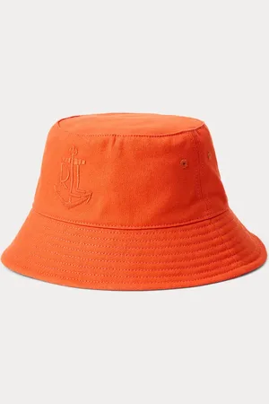 Ralph Lauren Katoenen vissershoed met ankerlogo