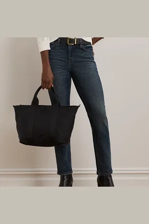Ralph Lauren Stevie extra grote nylon tas met rits