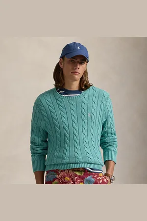 Ralph Lauren Kabelgebreide katoenen trui
