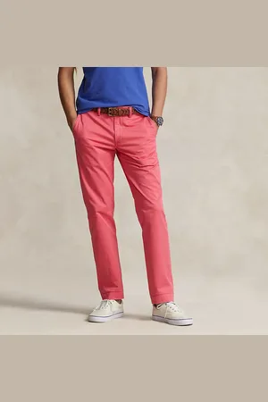 Ralph Lauren Straight fit gewassen chino met stretch