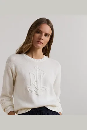 Ralph Lauren Gekamde katoenen trui met ankerlogo