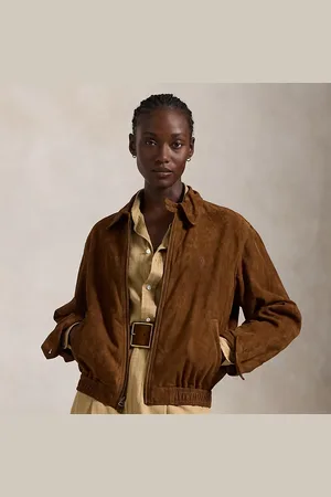 Ralph Lauren Schapenleren suède jas