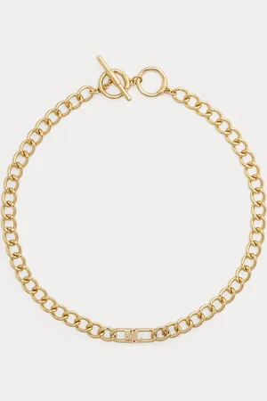 Ralph Lauren Vergulde schakelketting met logo
