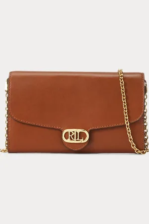 Ralph Lauren Adair medium leren crossbodytas