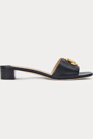 Ralph Lauren Fay nappaleren sandaal met ankerlogo