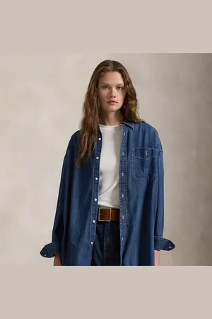 Ralph Lauren Oversized fit denim overhemd