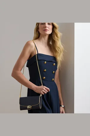 Ralph Lauren Adair medium tweekleurige crossbodytas