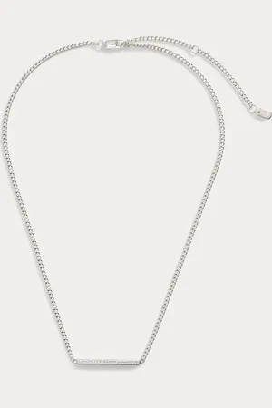 Ralph Lauren Sterling zilveren ketting met logo