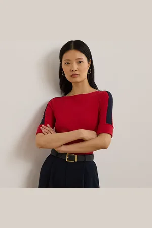 Ralph Lauren Katoenen T-shirt met halflange mouwen