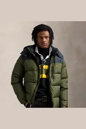 Ralph Lauren Het Gorham donsjack met kleurblokken