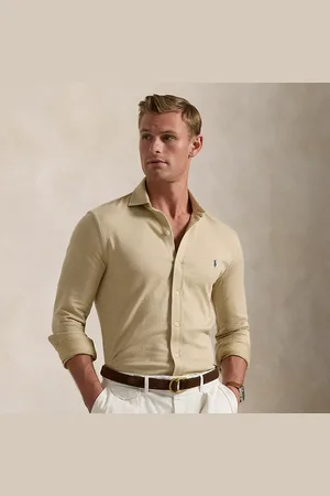 Ralph Lauren Jersey overhemd met visgraatmotief
