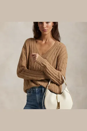 Ralph Lauren Kleine leren Polo ID Shoulder tas