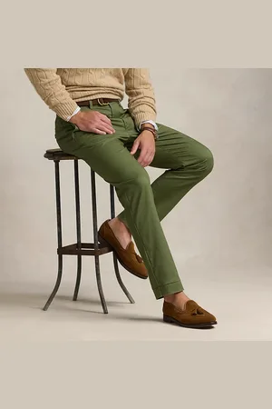 Ralph Lauren Straight fit gewassen chino met stretch