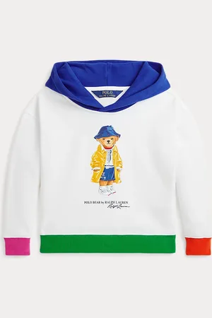 Ralph Lauren Fleece hoodie met Polo Bear