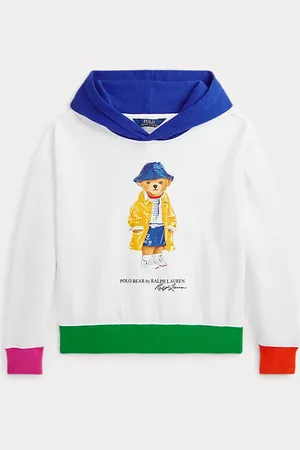 Ralph Lauren Fleece hoodie met Polo Bear